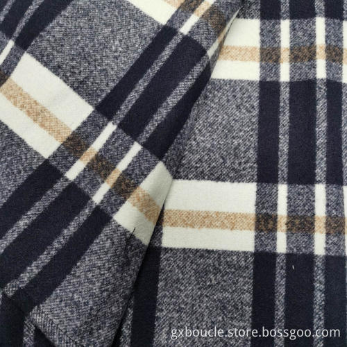 Boucle-stil Pläddesign Tyg